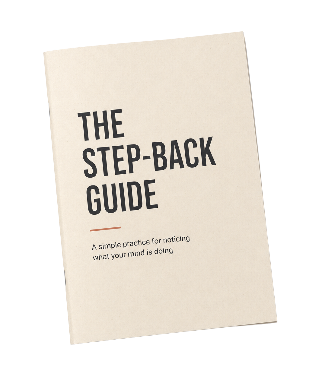 The Step-Back Guide, a short printable guide